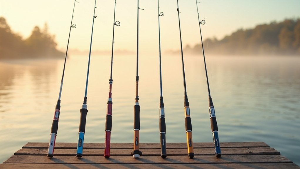 collapsible fishing rods selection