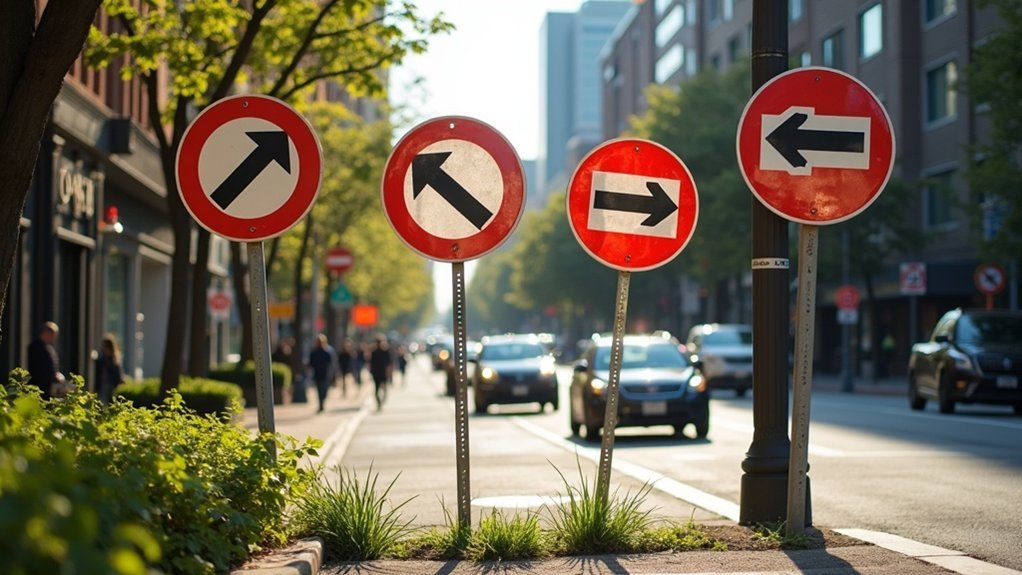 effective traffic direction signs