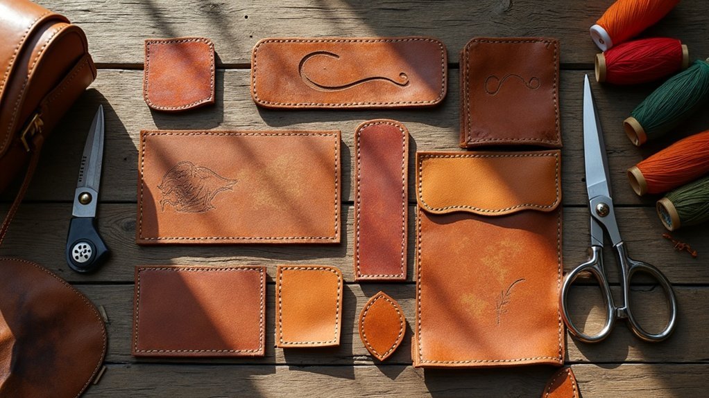 leather patches for diy