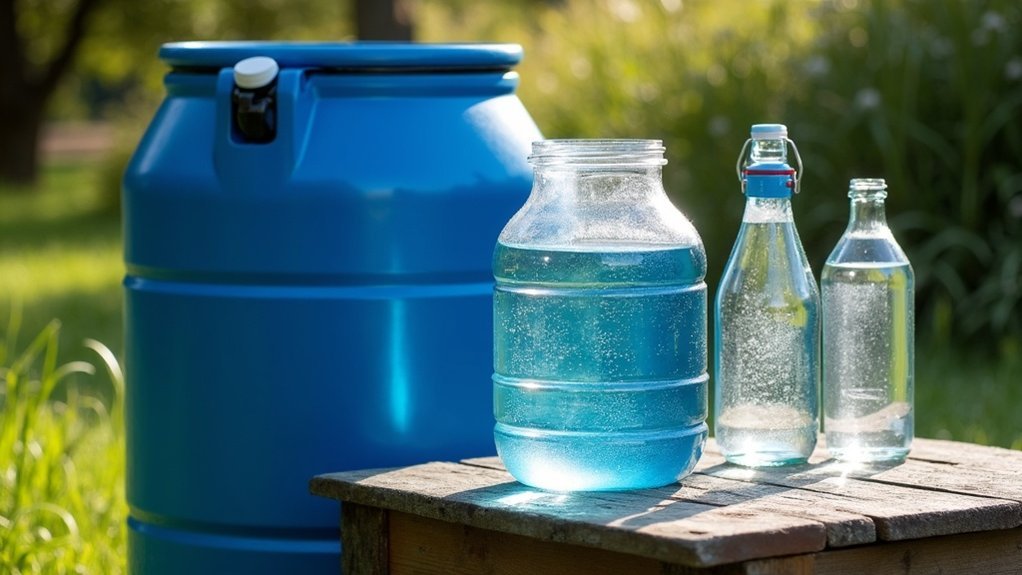 practical sizes for water storage