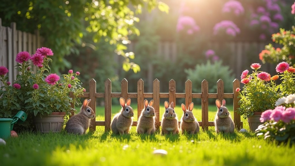 rabbit garden fencing options