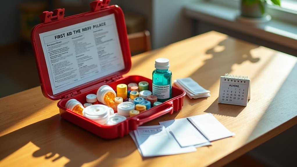 refresh medication kits regularly