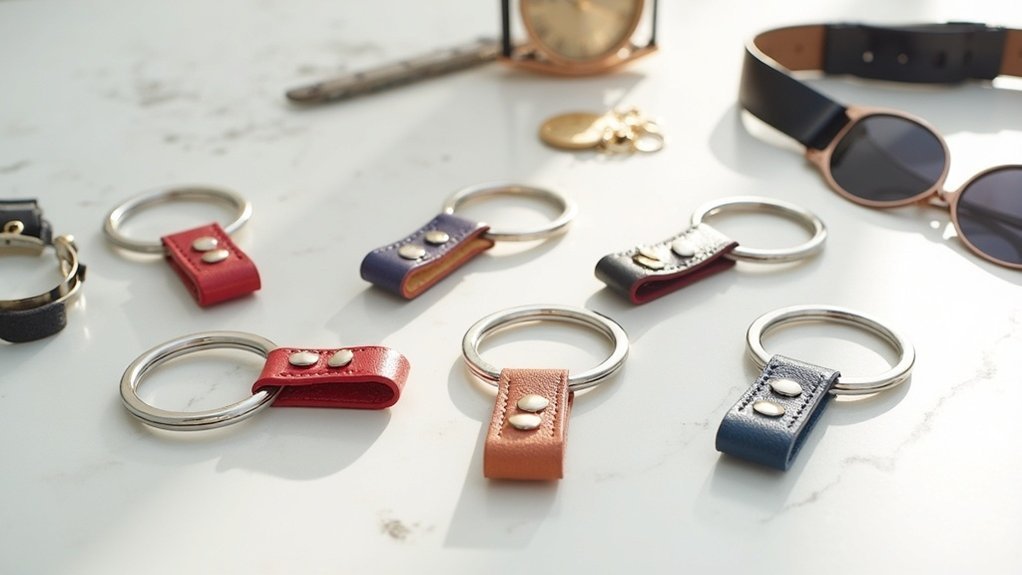 stylish and functional key rings