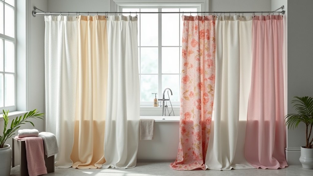 stylish functional shower liners