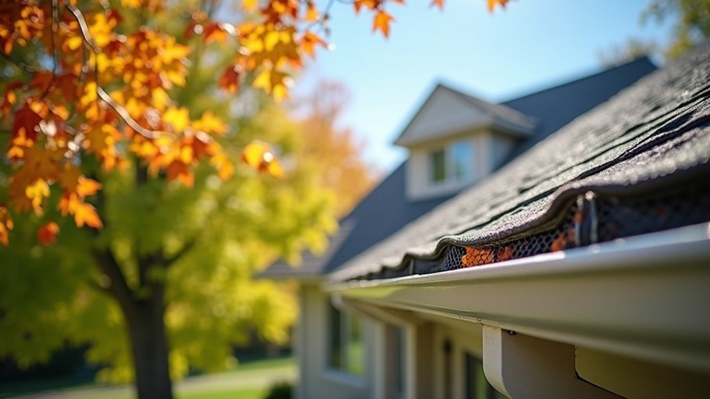 top gutter leaf protection