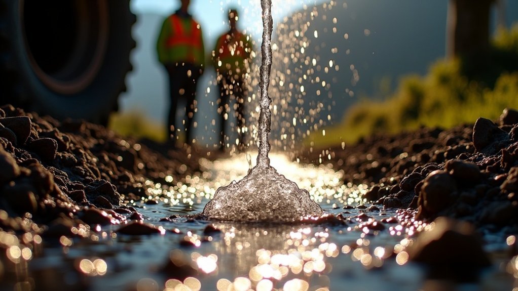 water treatment post break